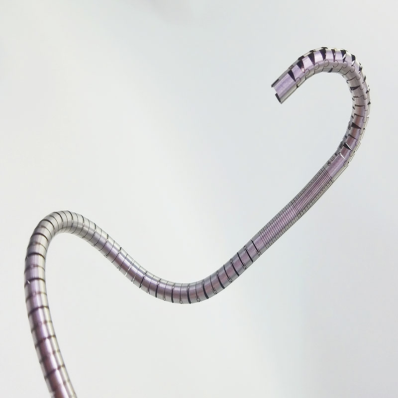 Endoscopic universal flexible structural scheme and application
