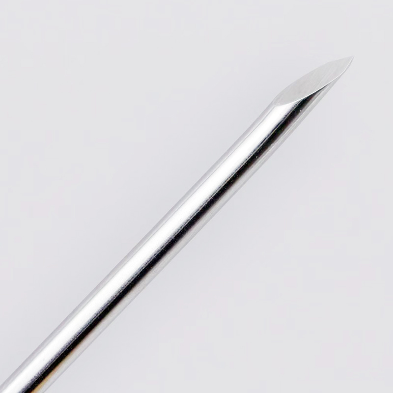 Customized Solid  Stainless Steel Bone Marrow Puncture Needle with Triple Bevel 