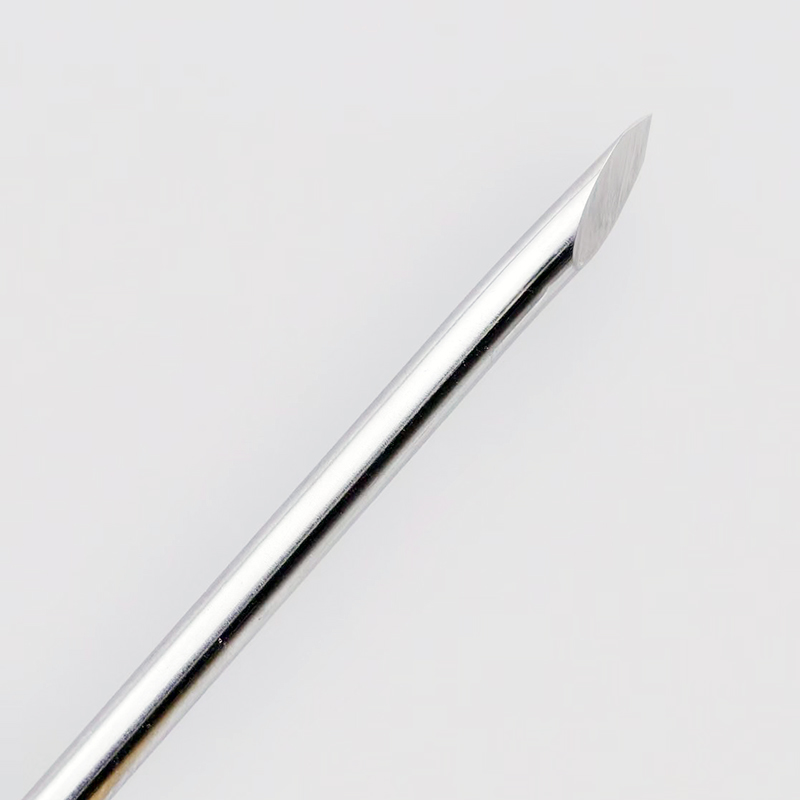Customized Solid  Stainless Steel Bone Marrow Puncture Needle with Triple Bevel 