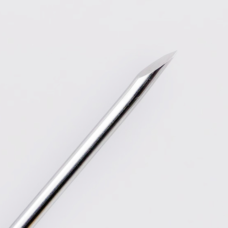 Customized Solid  Stainless Steel Bone Marrow Puncture Needle with Triple Bevel 