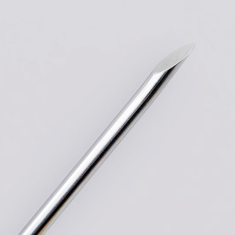 Customized Solid  Stainless Steel Bone Marrow Puncture Needle with Triple Bevel 