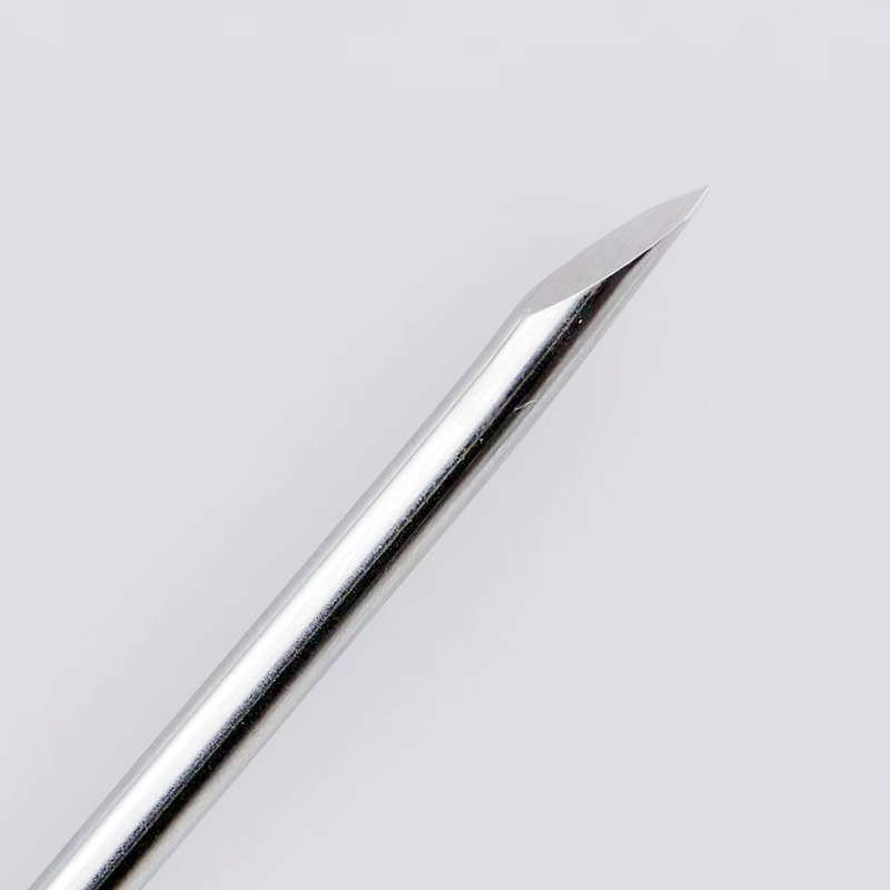 Customized Solid  Stainless Steel Bone Marrow Puncture Needle with Triple Bevel 
